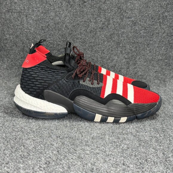 Adidas Trae Young 2 Basketball Shoes Mens 11 Chinese New Year Black Red Athletic main image 7